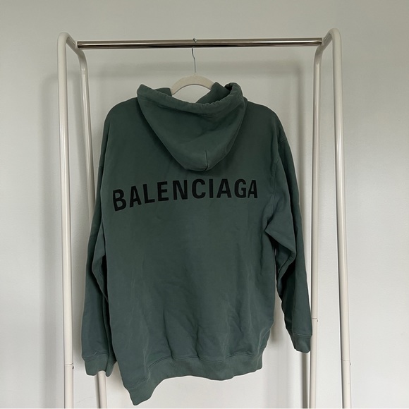 neon green balenciaga hoodie